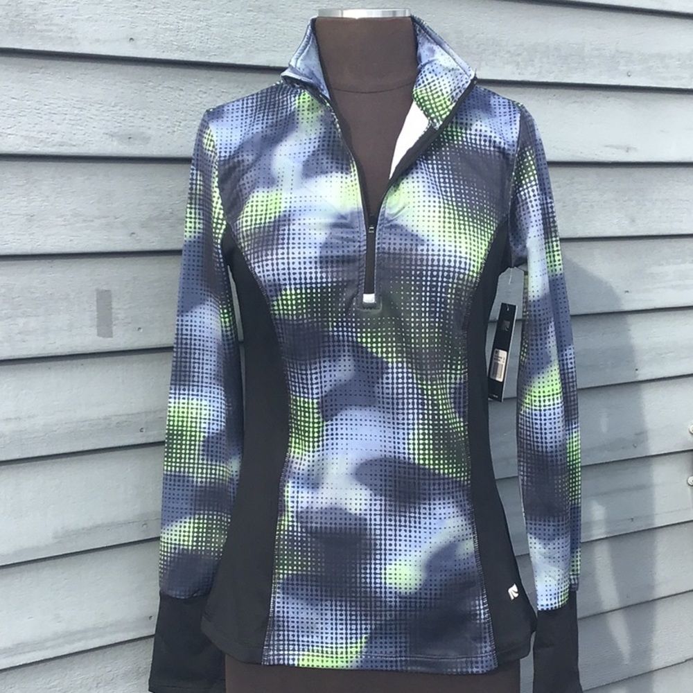 Marika Tek 1/4 Zip Dry Wick Performance Top Small